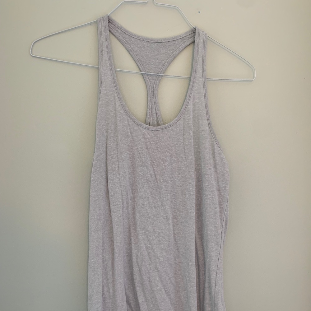 Under Armour racerback tank top gray